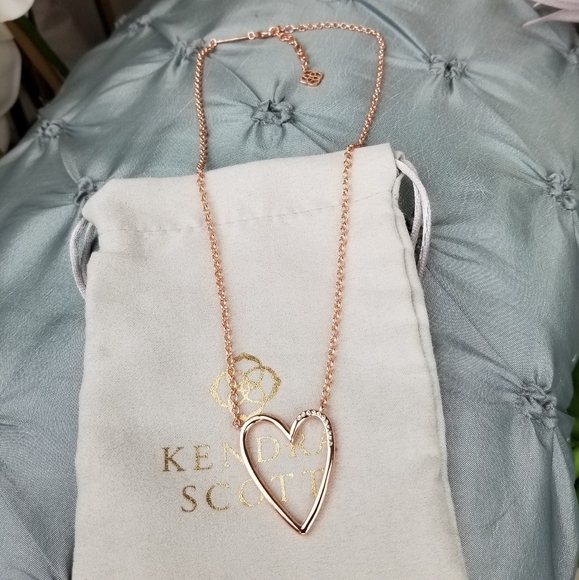 Kendra Scott, Ansley, Heart, Necklace - Picture 3 of 8